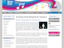 Tablet Screenshot of musicmadeeasy.ie